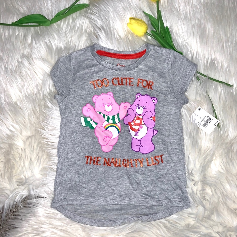Care Bears Girls 3T Christmas Shirt